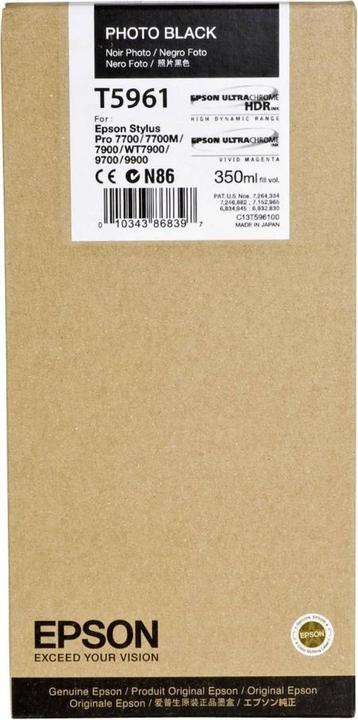 Image du produit Epson T5961 (PBK)