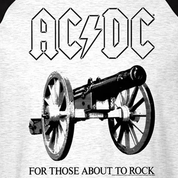 Produktbild AC/DC For Those About To Rock TShirt Raglan langärmelig (S)