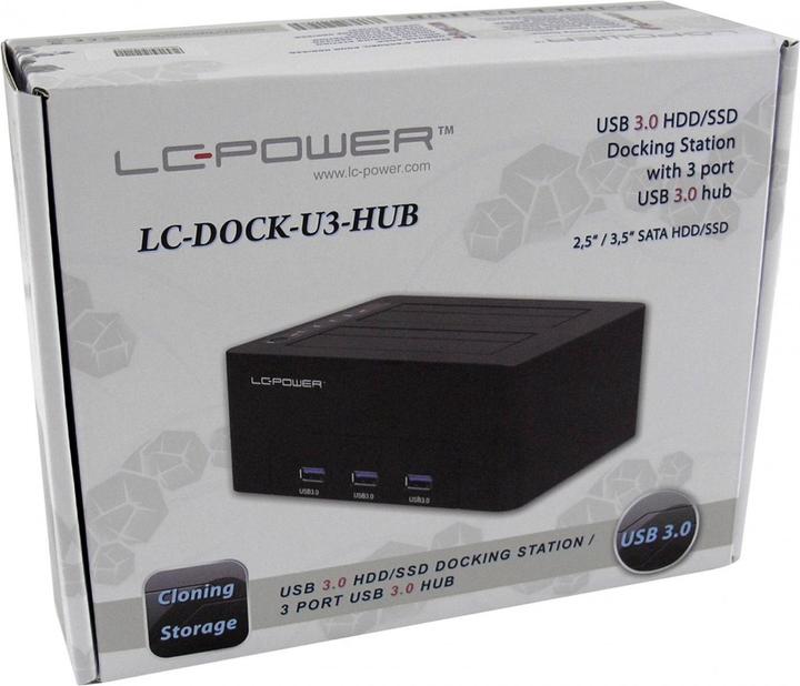 Produktbild LC-Power LC-DOCK-U3-HUB (USB-B, 3 Ports)
