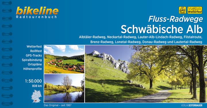 Produktbild Fluss-Radwege Schwäbische Alb (Deutsch, Esterbauer Verlag, 2020)