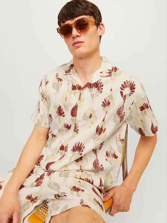 Produktbild Jack & Jones Jorjeff Jacquard Shirt Ss Styd24 (XL)