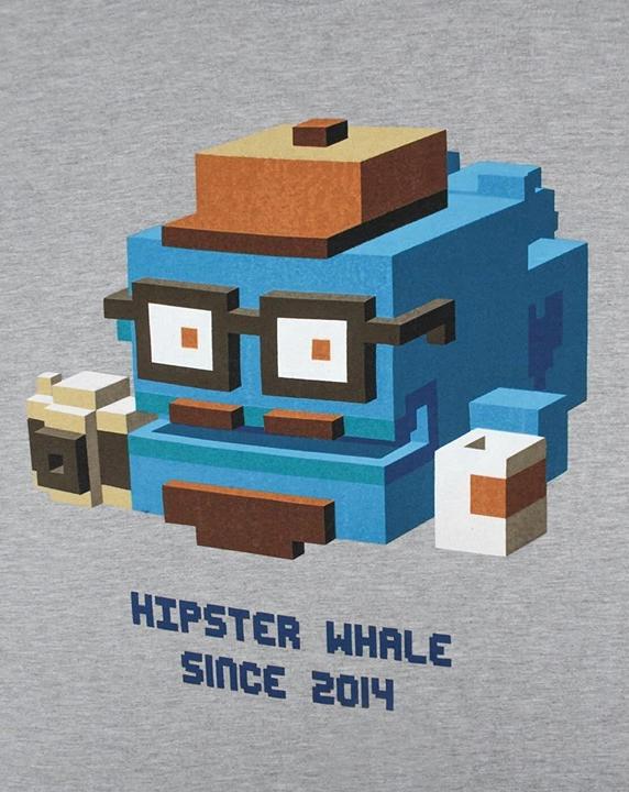Produktbild Crossy Road offizielles Hipster Whale TShirt (XXL)