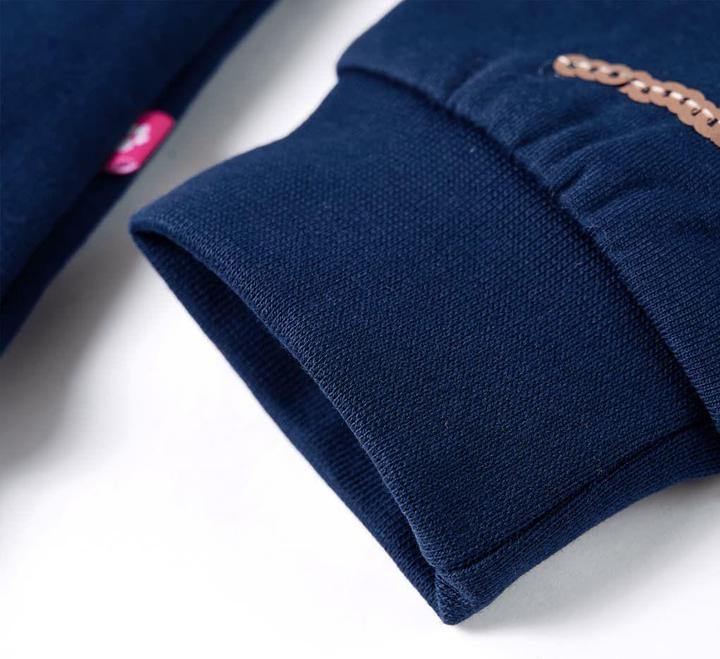 Produktbild VidaXL Kinder-Sweatshirt Marineblau 104,Material: 95 % Baumwolle. 5 (104)