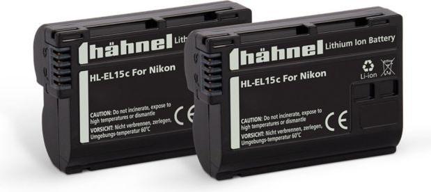 Actual product image Hähnel HL-EL15HPa/b, 2pcs camera battery replaces original battery EN-EL15 7 V 1650 mAh (Camera battery)