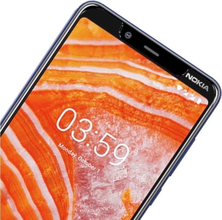 Actual product image Screenguard Nokia 3.1 Plus Protective Glass Film Case Friendly Design (1 Piece, Nokia 3.1 Plus)