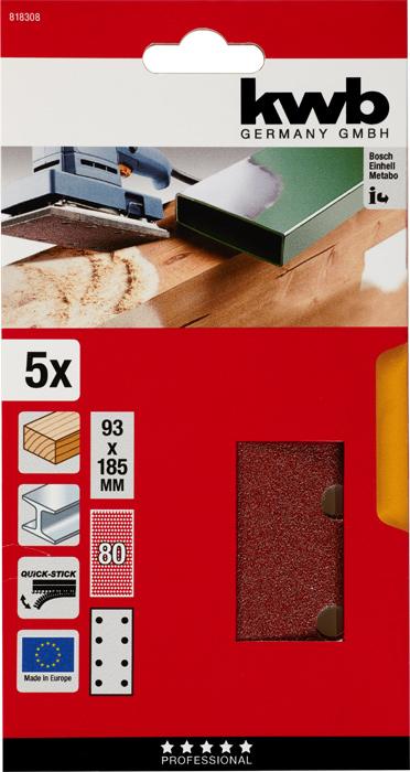 Immagine prodotto kwb Klstr.corindone Perforato 93X180 K 80 (80)