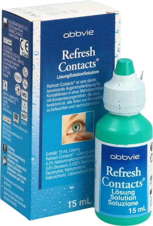 Produktbild Allergan Contacts (Hartlinsenpflege, 15 ml)