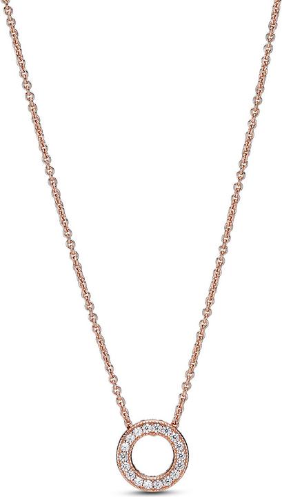 Actual product image Pandora Rose Logo Reversible Necklace (Rose gold)