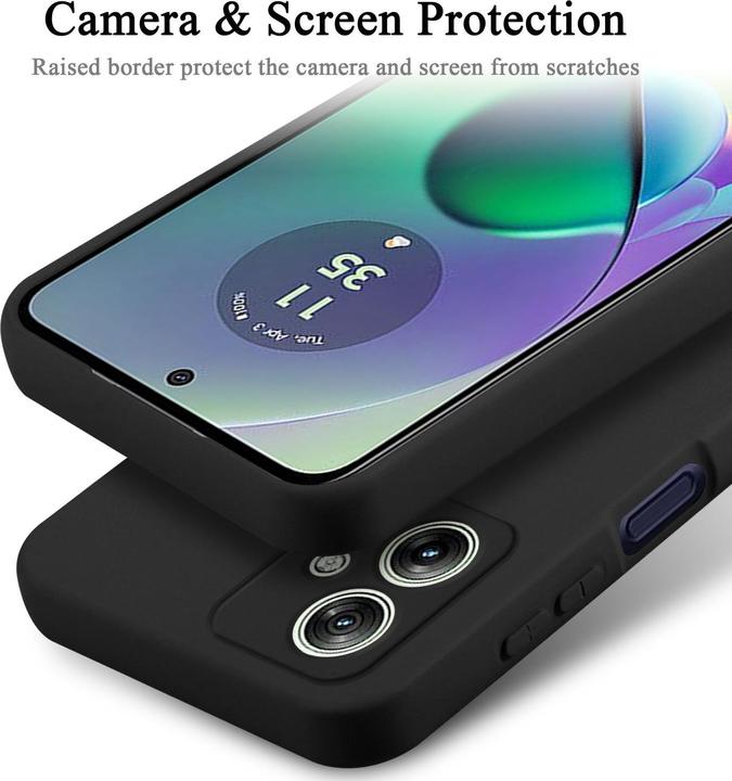 Actual product image Cadorabo Case for Motorola Moto G54 TPU in liquid protection silicone design (Motorola Moto G54)
