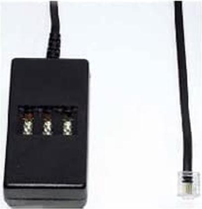 E+P ISDN-Telefonadapter 0,2m T 111/02 Westernstecker 8/4-TAE-NFN-Kupplung