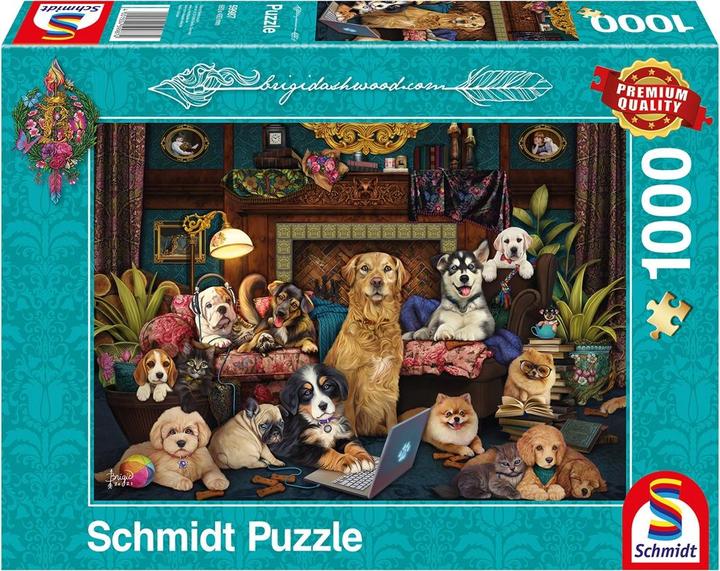 Schmidt Spiele Bunter Abend im Salon (1000 Teile)