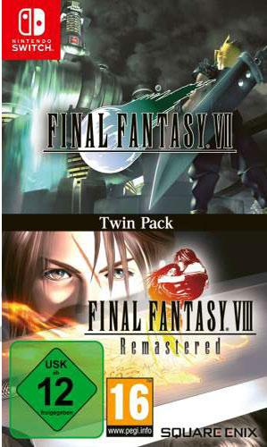 Actual product image Square Enix Final Fantasy 7+8 Twin Pack (Switch, Switch Lite, Switch OLED, DE)