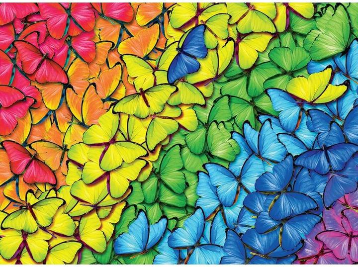 Actual product image Eurographics Butterfly rainbow puzzle box (1000 pieces)