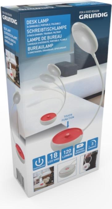 Actual product image Grundig Grunwald table lamp orange (8711252032290ORANGE)
