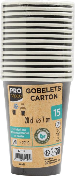 Produktbild PROnappe 15 Einweg-Kaffeebecher 200,0 ml (15 x)