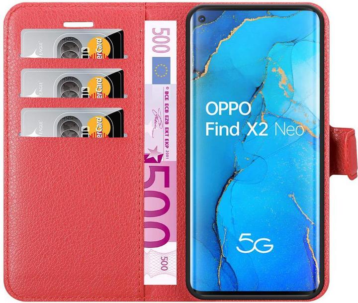 Actual product image Cadorabo Book with stand function cover (Oppo Find X2 Neo)
