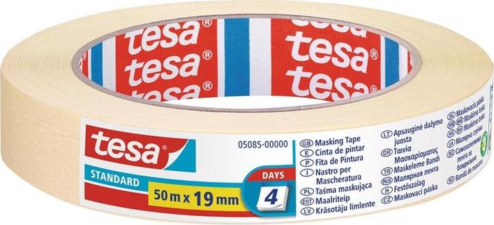 Actual product image tesa Masking tape, 19 mmx 50 m, white (19 mm)