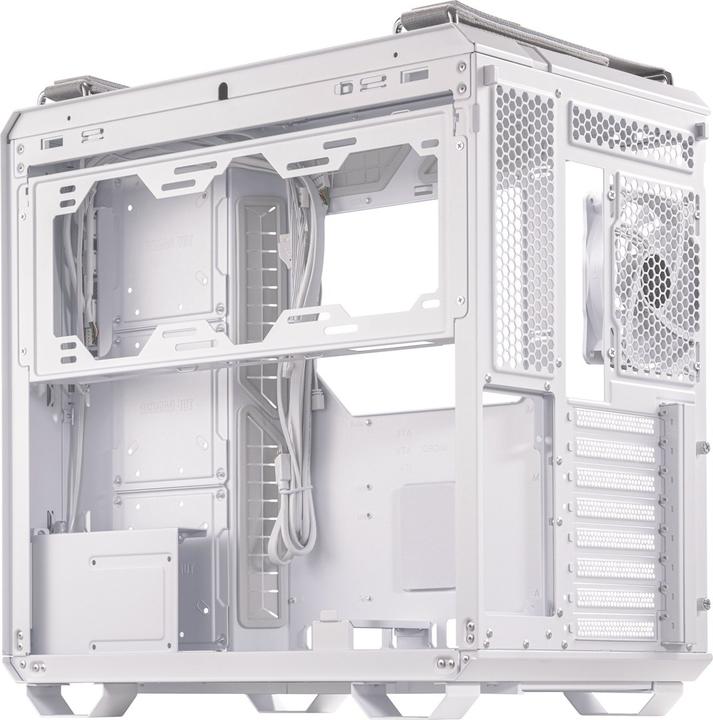 Actual product image ASUS Case TUF GT502 PLUS TG Gaming White (mATX, Mini-ITX, ATX)