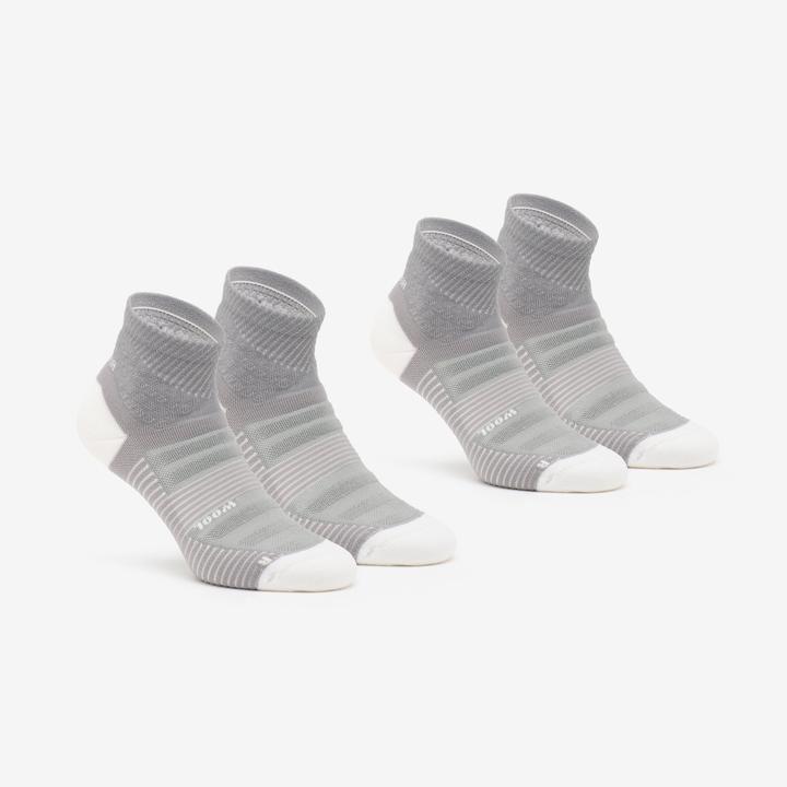 Image du produit Quechua Chaussettes randonnée - hike 900 mid grise - lot de 2 paires (39, 42)