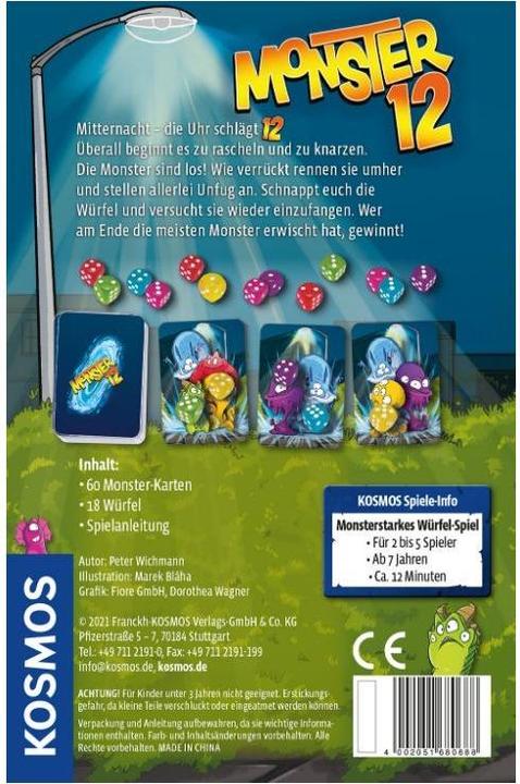 Productafbeelding Kosmos Familiespel Monster 12 (Duits)