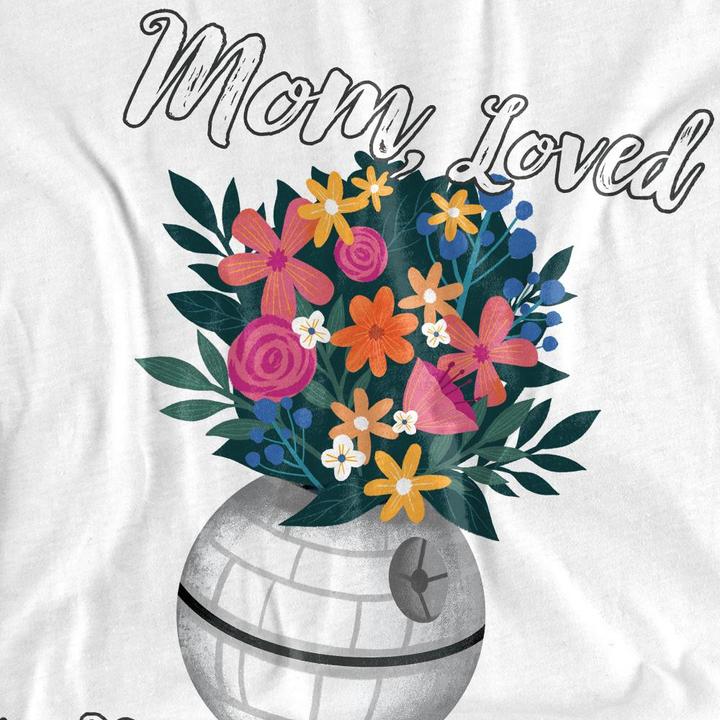 Immagine prodotto Star Wars Mom Loved To The Death Star Maglietta Festa della Mamma Adulto Unisex (M)