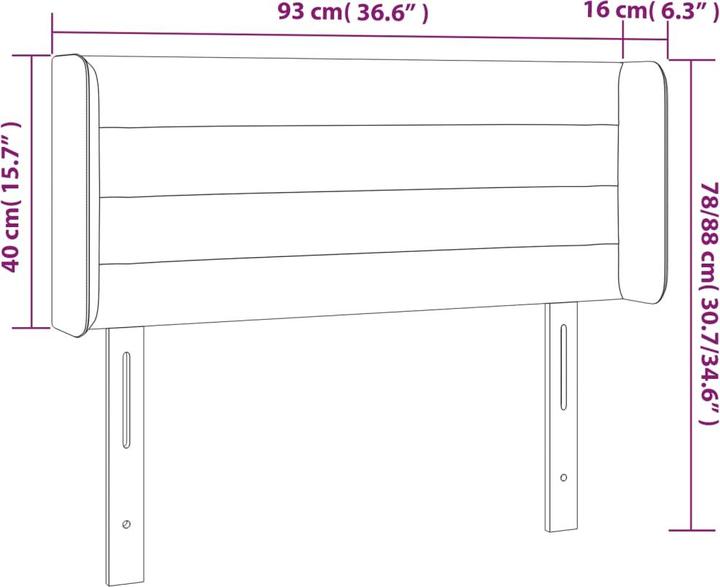 Actual product image VidaXL Kiriakoula (93 x 16 x 88 cm)