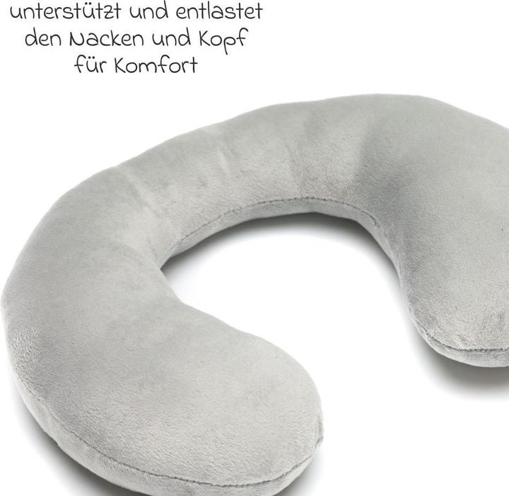Produktbild Fillikid Gurtpolster & Nackenkissen Nackenpolster / Nackenstütze mit Plüschoberfläche