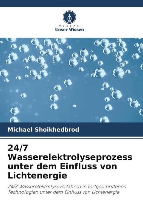Immagine prodotto 24/7 Wasserelektrolyseprozess unter dem Einfluss von Lichtenergie (Tedesco, Michael Shoikhedbrod, 2024)