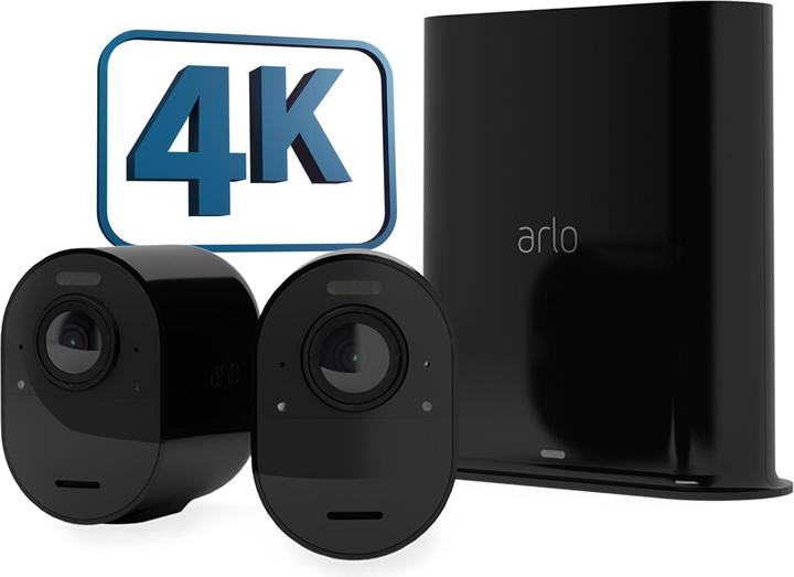 Productafbeelding Arlo Ultra 2 Spotlight camera, set van 2 (3840 x 2160 Pixels)