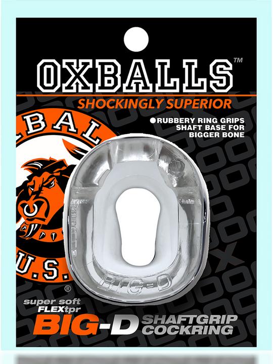 Produktbild Oxballs Big-D Shaft Grip Cockring Clear (4 cm)