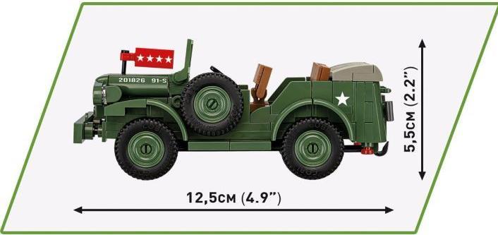 Actual product image Cobi 3111 Doge WC-56 command car D- day