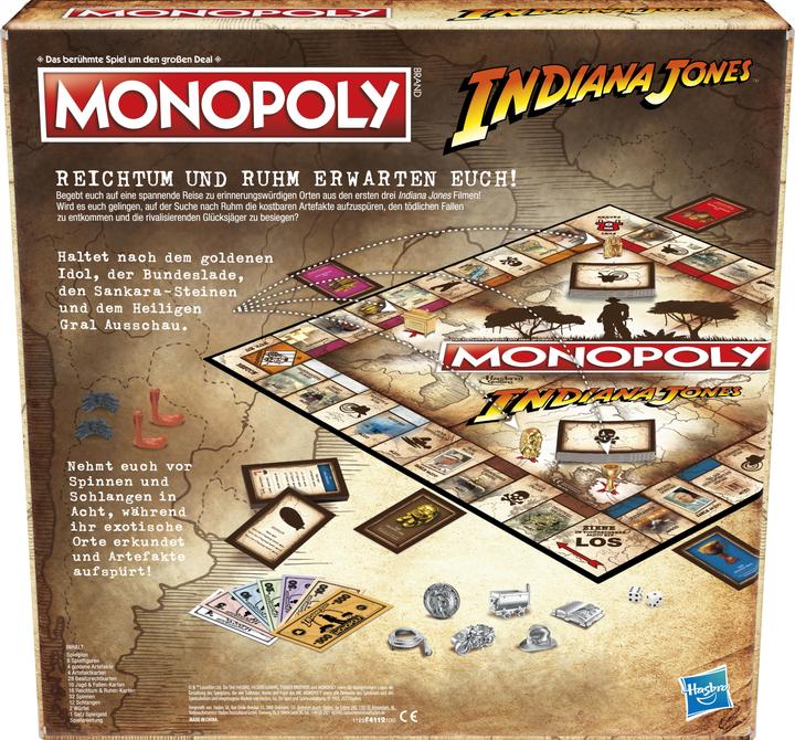 Actual product image Hasbro Gaming Indiana Jones (German)
