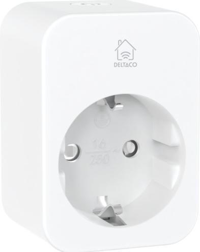 Productafbeelding Deltaco Smart Home stekker verbruiksmonitor 16A wit