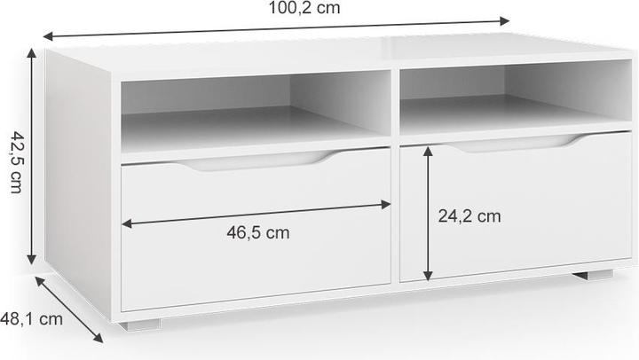 Actual product image Vicco Ruben (100 x 48 x 42 cm)