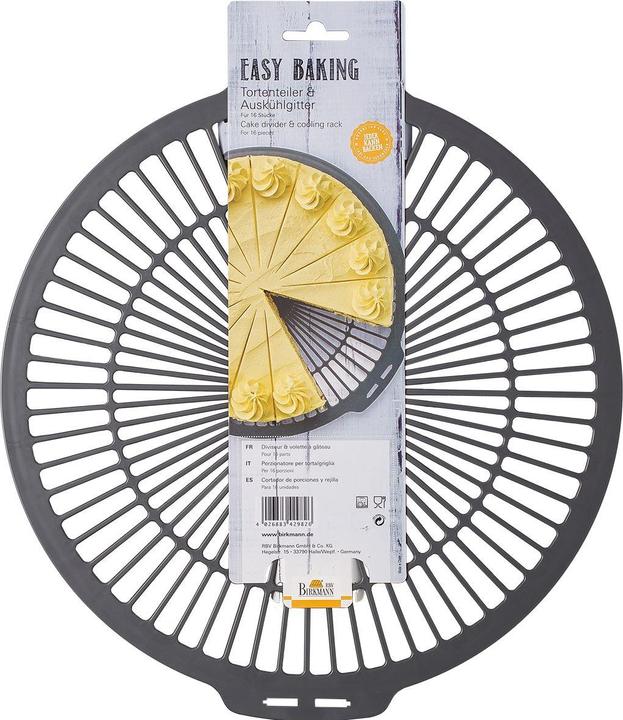 Image du produit Birkmann Diviseur de gâteau et grille de refroidissement (1 x, Grille de refroidissement)