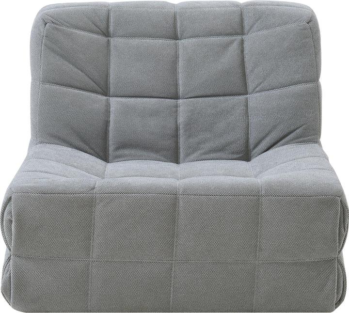 Produktbild En.Casa Bodensessel Koskyvn 75x90x100 cm Textil Grau