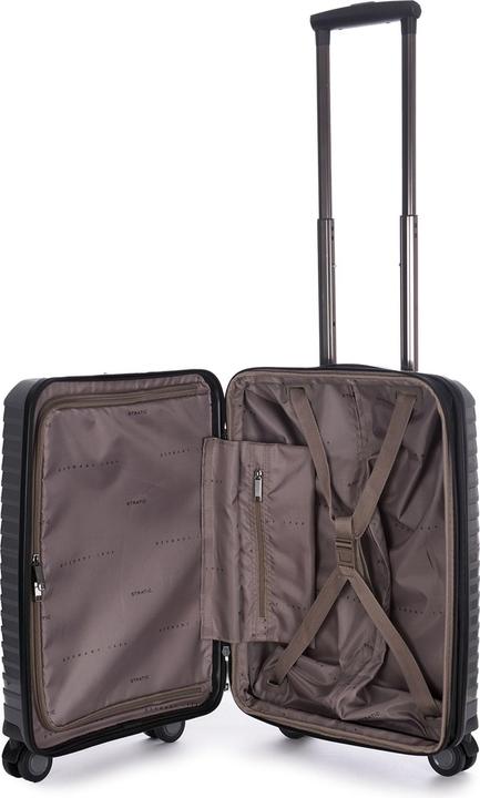 Immagine prodotto Stratic Bright+ Carrello cabina a 4 ruote S 56 cm con ripiegamento elastico (37 l, Bagaglio a mano (fino a 50 litri))