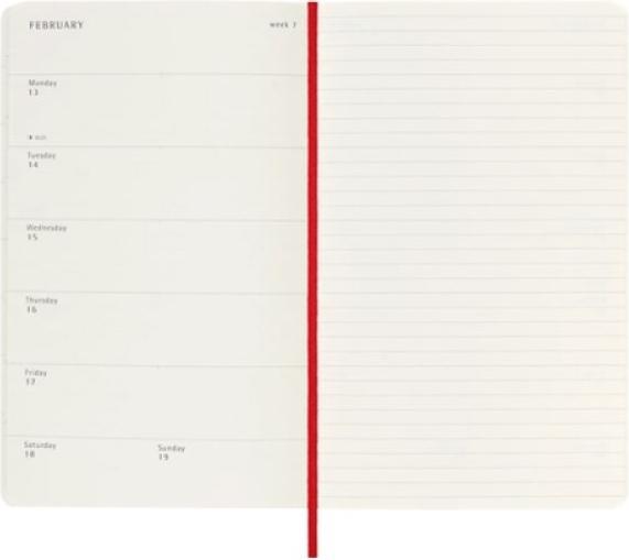 Immagine prodotto Moleskine WONK 25/26 LG SC Scha.Rot (13 x 21 cm, Inglese)