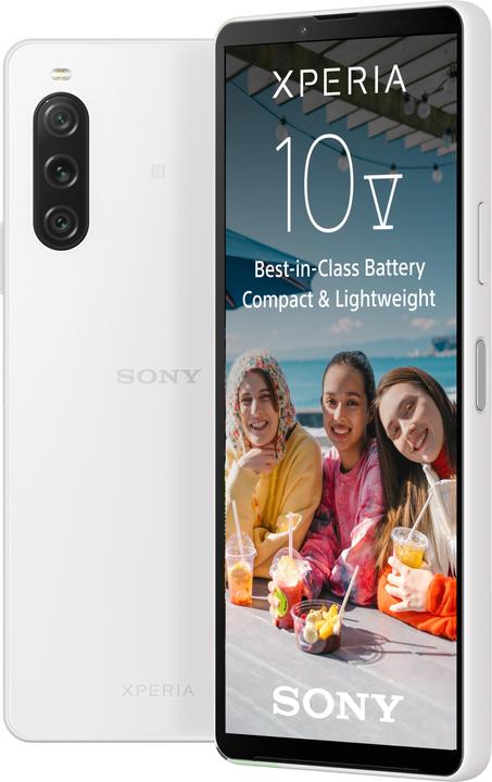 Sony Xperia 10 V (128 GB, White, 6.10", SIM + eSIM, 48 Mpx, 5G)