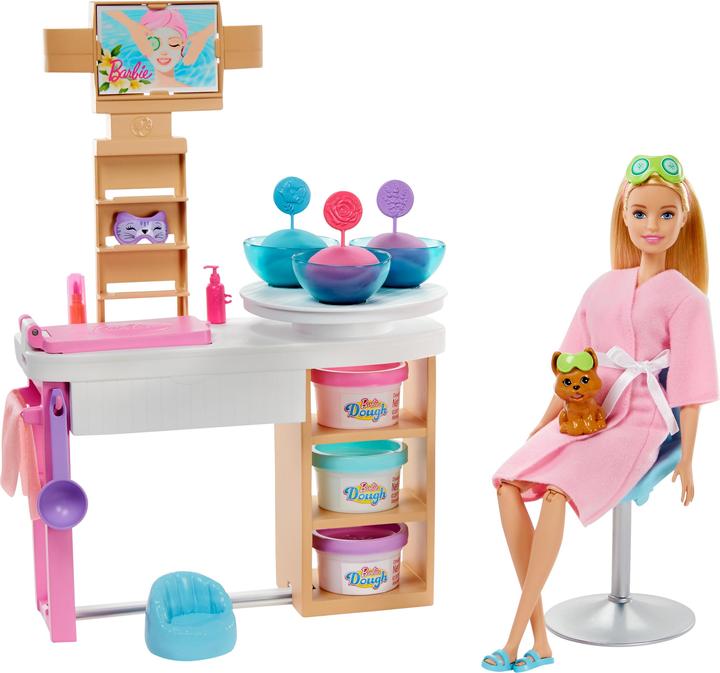 Actual product image Barbie Face Mask Spa Day Playset