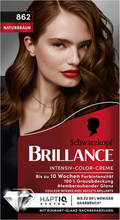Produktbild Schwarzkopf Brillance Intensiv-Color-Creme (862 Naturbraun)