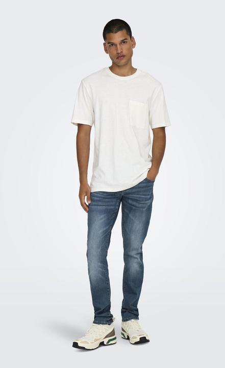 Actual product image Only & Sons Tapered Slim Fit Low Waist Jeans Slim Fit Jeans (31)