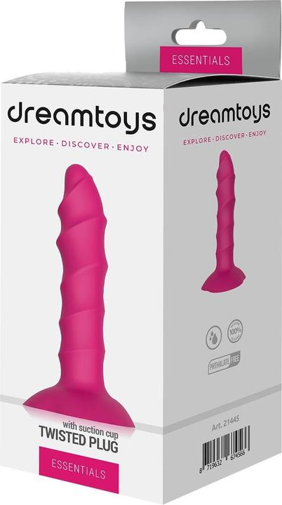 Actual product image Dream Toys Twisted Plug With Suction Cup