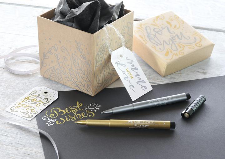 Produktbild Faber-Castell Pitt Artist Pen Metallic (Silber, 1 x)