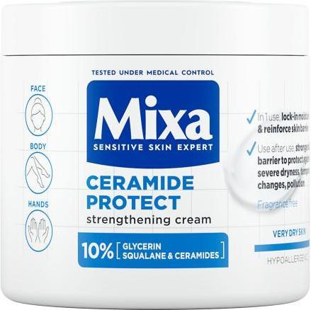 Image du produit Mixa Crème fortifiante Ceramide Protect (Crème pour le corps, 400 ml)
