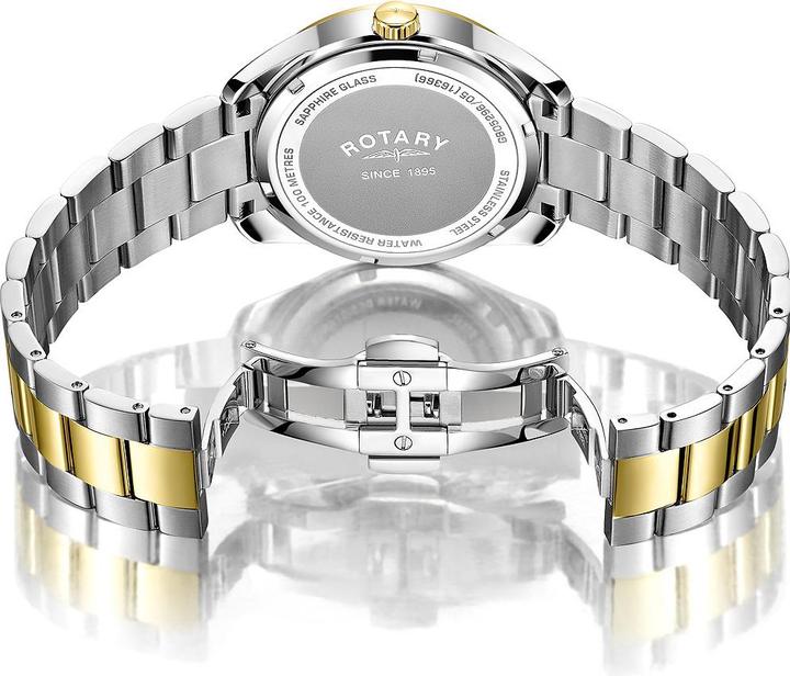 Immagine prodotto Rotary GB05296/05 Henley GMT Uomo 40mm 10ATM (Orologio da polso analogico, 40 mm)