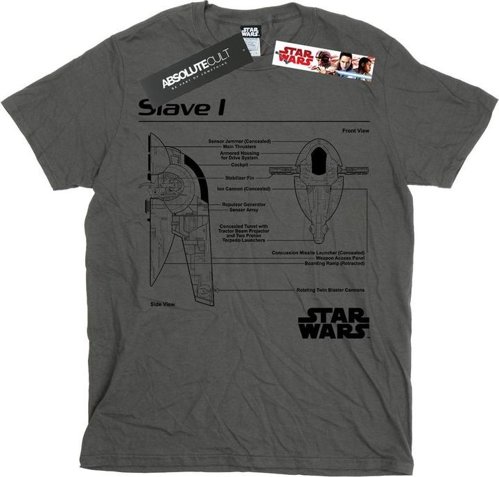 Star Wars Slave 1 Blueprint TShirt