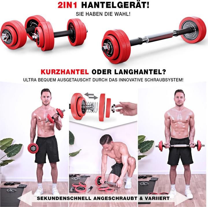 Actual product image Sportstech AH300 (4 x 2.5 kg, 4 x 1.25 kg)