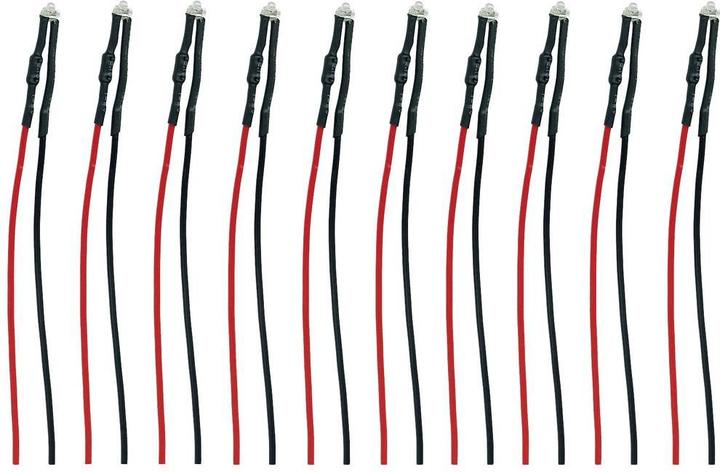 Produktbild Tams Elektronik 81-50268-10-C LED mit Anschlussdrähten Blau 10 St.