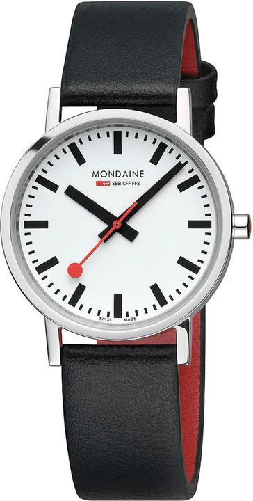 Mondaine Classic - Vegan poliert (Analoguhr, Swiss Made, 36 mm)